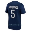 Camiseta de fútbol Paris Saint-Germain Marquinhos 5 Primera Equipación 2022-23 - Hombre